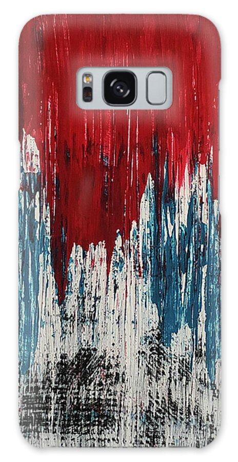 America Galaxy Case featuring the painting America by Amanda Sheil