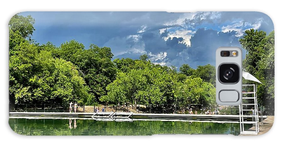 Austin Galaxy Case featuring the photograph An Empty Barton Springs by Tanya White