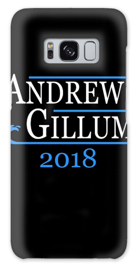 Funny Galaxy Case featuring the digital art Andrew Gillum Blue Wave 2018 Florida by Flippin Sweet Gear