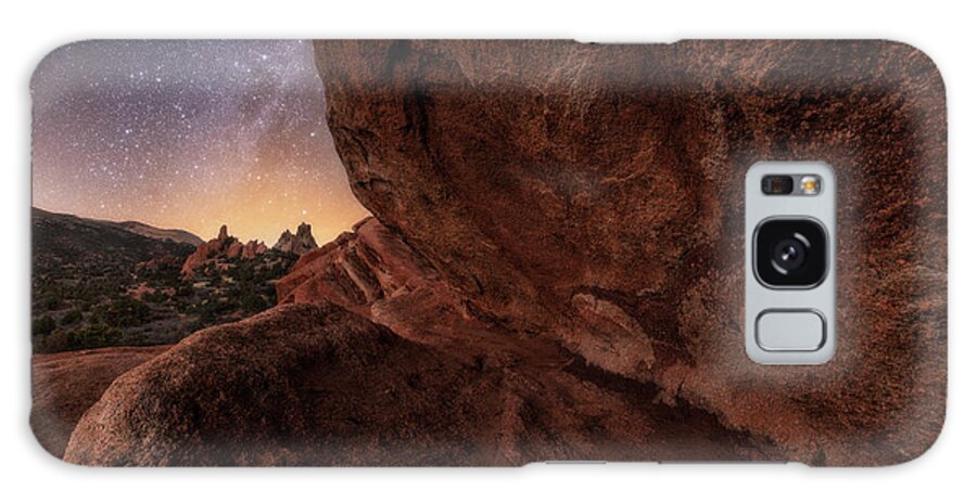 Garden Of The Gods Galaxy Case featuring the photograph Andromeda In the Garden by Darren White