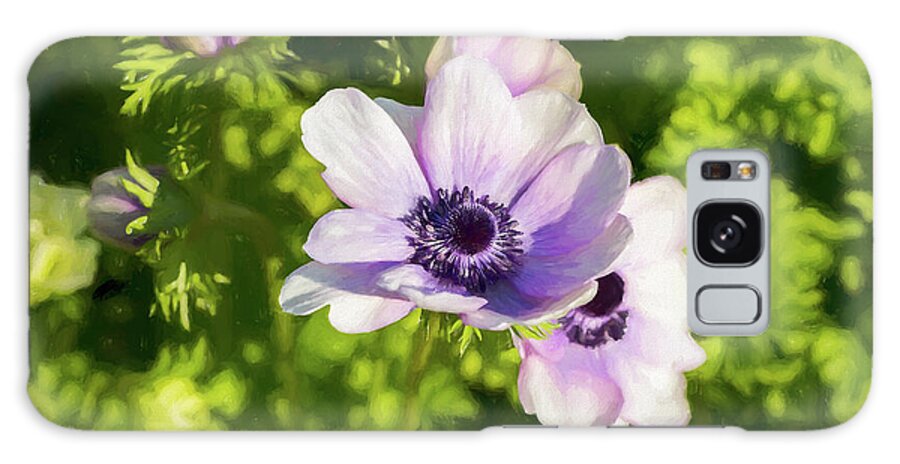 Anemone Galaxy Case featuring the photograph Anemone Coronaria by Tanya C Smith