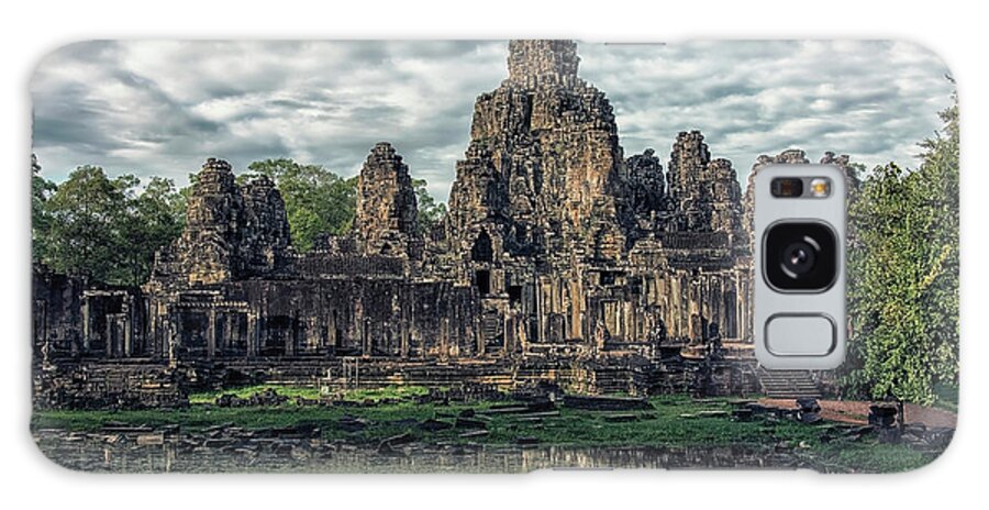 Ancient Galaxy Case featuring the photograph Angkor Thom by Manjik Pictures