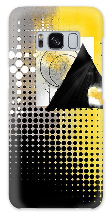 Digital Art Galaxy Case featuring the digital art Angles and Dots by Janice Leagra