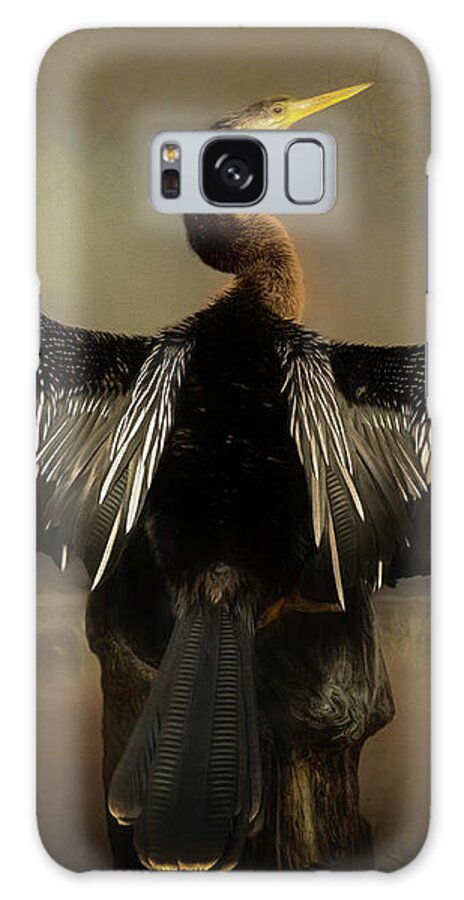 Anhinga Galaxy Case featuring the photograph Anhinga at the Pond by Randall Allen