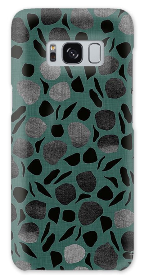 Pattern Galaxy Case featuring the digital art Animal Print Glam #3 #pattern #decor #art by Anitas and Bellas Art