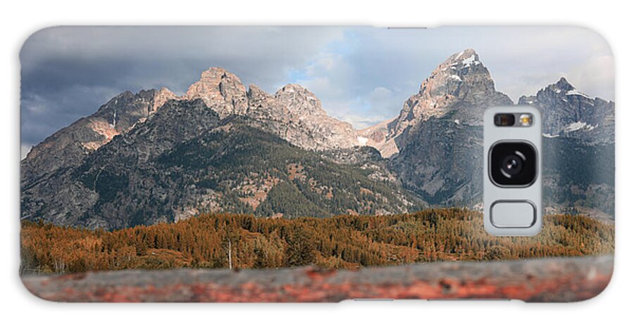 Mountain Galaxy Case featuring the photograph Another day in the Tetons by Go and Flow Photos
