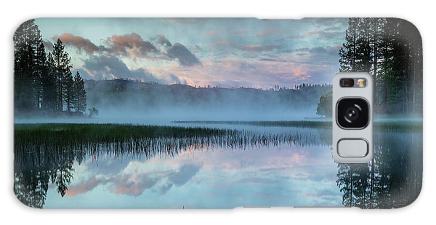 Alone Time Galaxy Case featuring the photograph Antelope Lake Reflective Dawn by Mike Lee