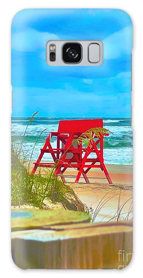 Sun Galaxy Case featuring the photograph Anticipation Summer at the Beach by John Anderson