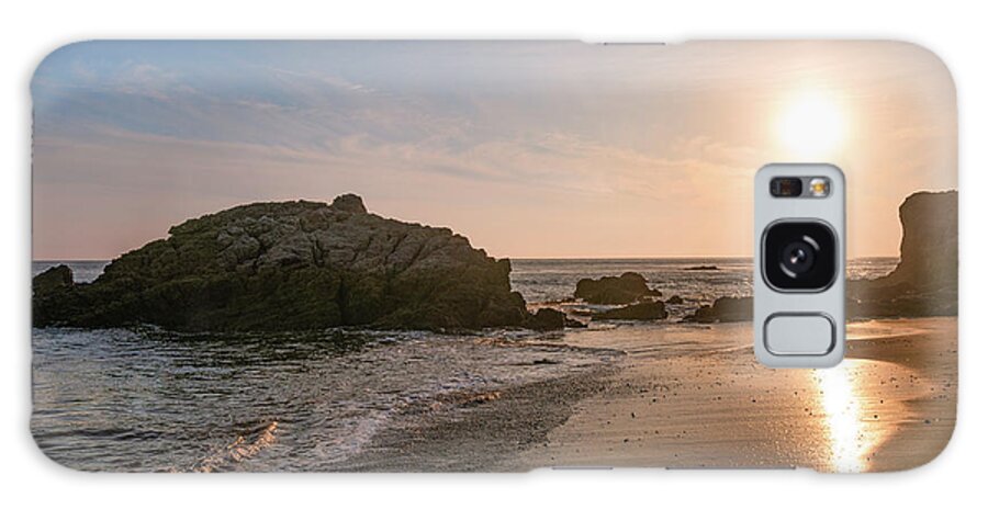 Beach Galaxy Case featuring the photograph Approaching Sunset at the Beach by Matthew DeGrushe