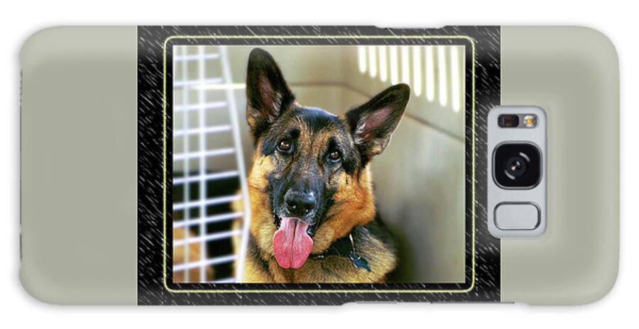 German Shepherd Galaxy Case featuring the photograph Are We There Yet by Carolyn Marshall