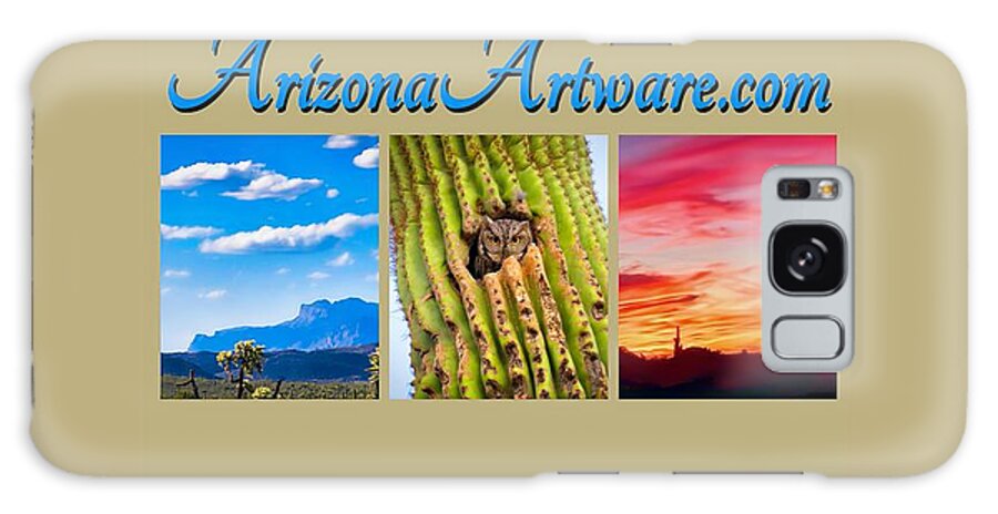Icon Galaxy Case featuring the photograph Arizona Artware by Judy Kennedy