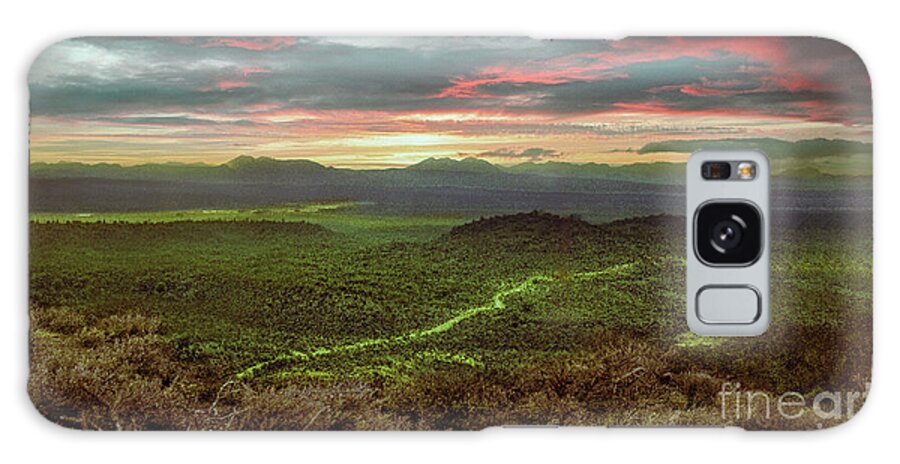 Arizona Galaxy Case featuring the digital art Arizona Hilltop by Anthony Ellis