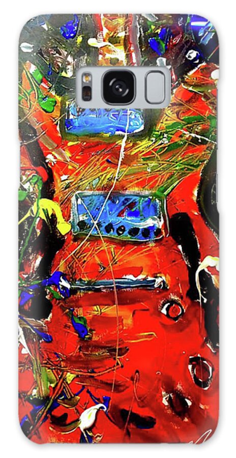  Galaxy Case featuring the painting Art Battle Rock by Neal Barbosa