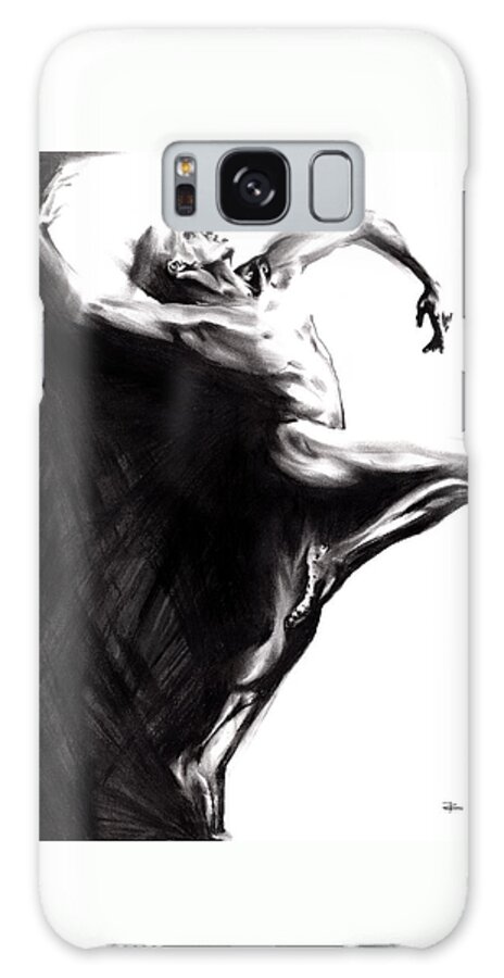 Figurative Galaxy S8 Case featuring the drawing Shadowtwister by Paul Davenport