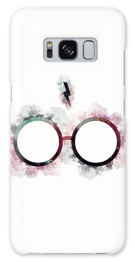Harry Potter Glasses Watercolor II Galaxy S8 Case by Ink Well - Pixels