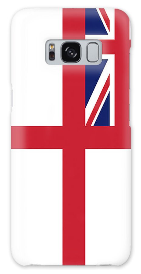 Britain Galaxy Case featuring the digital art The White Ensign by Roy Pedersen