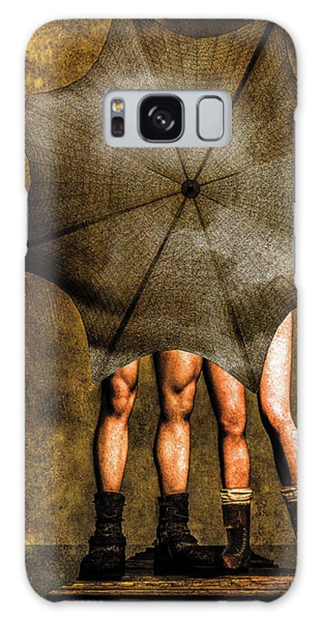 Adam And Eve Galaxy Case featuring the painting Adam And Eve by Bob Orsillo
