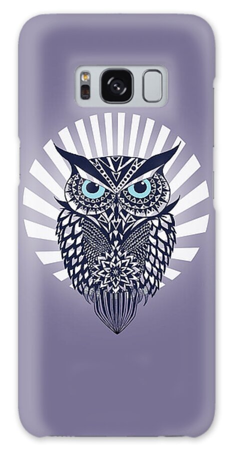 Owl Galaxy Case featuring the digital art Owl by Mark Ashkenazi