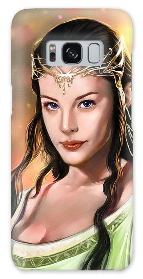 Lord Of The Rings Galaxy Case featuring the digital art Arwen Evenstar - Lord of the Rings by Darko B