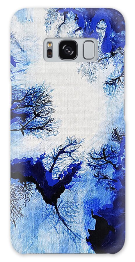 Abstract Galaxy Case featuring the painting Ascent by Christine Bolden