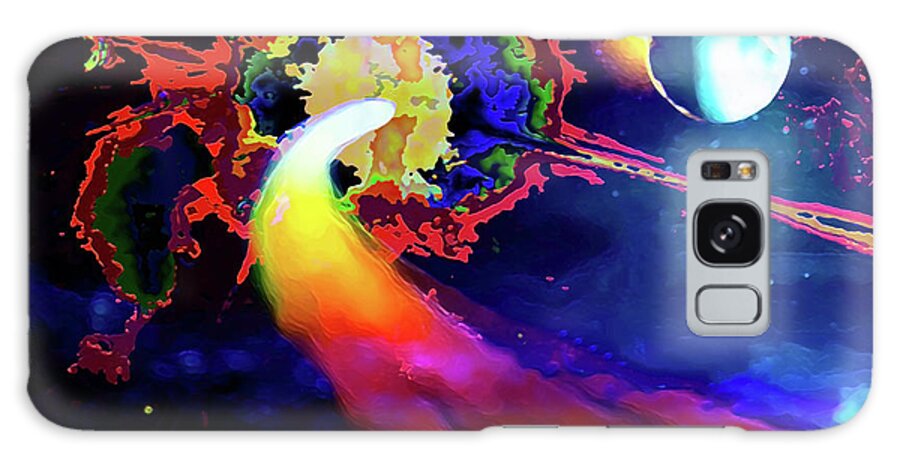  Galaxy Case featuring the digital art Astral Trajectory by Don White Artdreamer