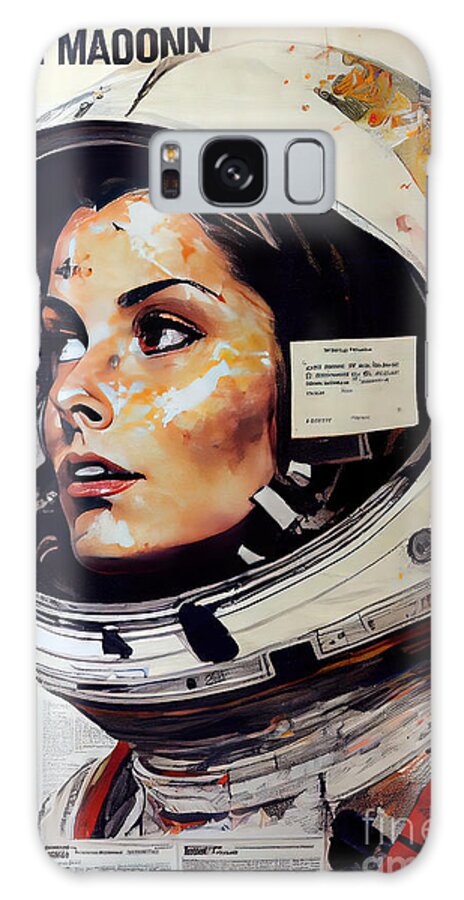 Astronaut Galaxy Case featuring the painting Astronaut Leader Women by N Akkash