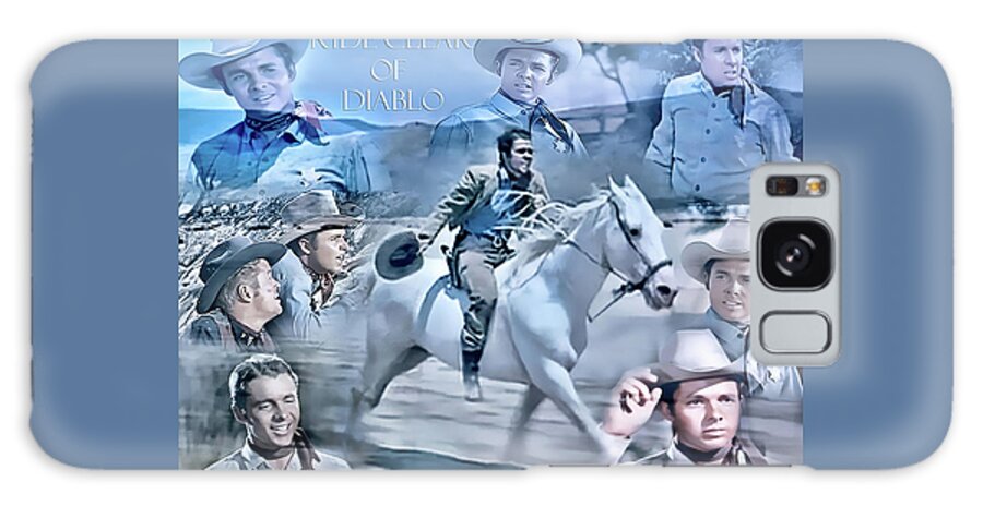 Audie Murphy Galaxy Case featuring the photograph Audie Murphy - Ride Clear of Diablo by Dyle Warren