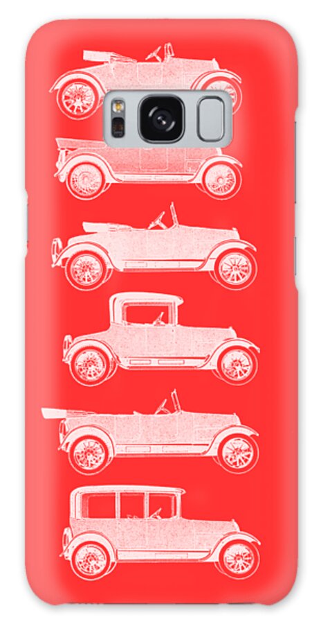 Car Galaxy Case featuring the mixed media Automobile Chart by Madame Memento
