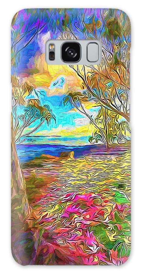 Paint Galaxy Case featuring the painting Autumn 2 by Nenad Vasic
