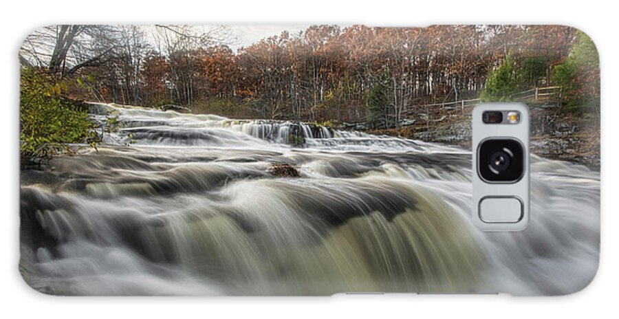 Waterfall Galaxy Case featuring the photograph Autumn at Shohola Falls by Erika Fawcett