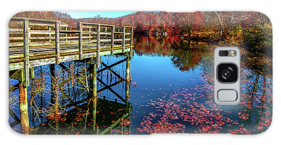 Patrick Henry Lake Galaxy Case featuring the photograph Autumn at Warriors Path State Park by Shelia Hunt