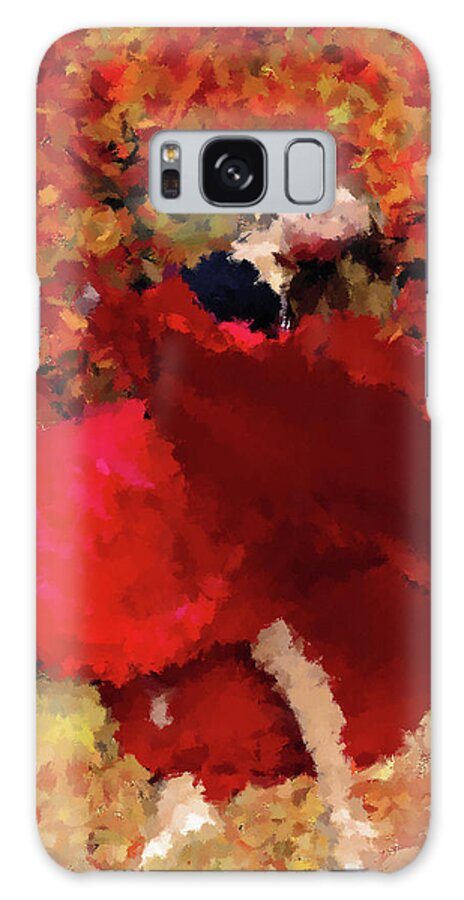 Dance Galaxy Case featuring the painting Autumn Dance by Alex Mir