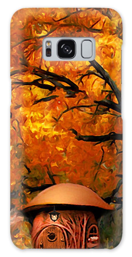 Fantasy Galaxy S8 Case featuring the digital art Autumn Fairies Resort by Giada Rossi