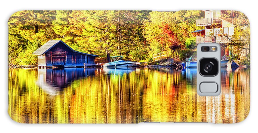 Autumn Galaxy Case featuring the photograph Autumn Reflections by Tatiana Travelways