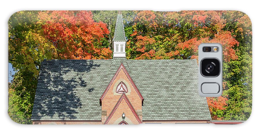 First Presbyterian Church Galaxy Case featuring the photograph Autumn Surroundings by Cate Franklyn