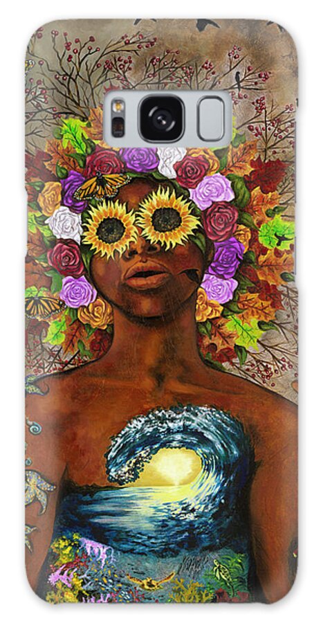 Mother Galaxy Case featuring the painting Coral by Valerie Milo