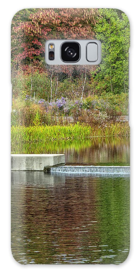 Bronx Botanical Gardens Galaxy Case featuring the photograph Autumn Water Reflections by Cate Franklyn