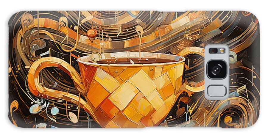 Coffee Galaxy Case featuring the digital art Awakening by Lourry Legarde