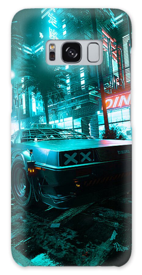 Retrowave Galaxy Case featuring the digital art Back To The Roots by Skiegraphic Studio