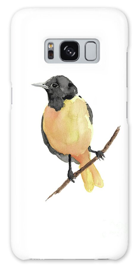 Baltimore Oriole Art Galaxy Case featuring the painting Baltimore Oriole Painting by Joanna Szmerdt