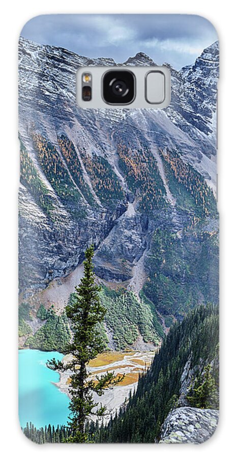 Banff Galaxy Case featuring the photograph Banff Lake Louise Puzzle by Carl Marceau