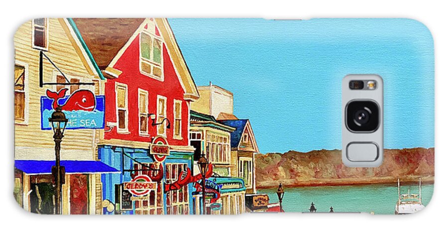 Maine Galaxy Case featuring the painting Bar Harbor Maine by Faythe Mills