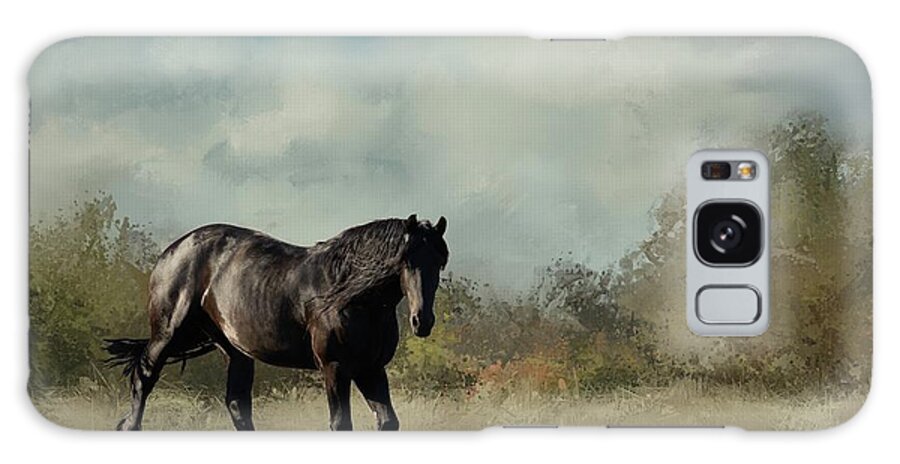 Barb Horse Galaxy Case featuring the photograph Barb Horse by Eva Lechner