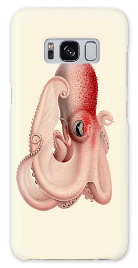 Octopus Galaxy Case featuring the digital art Bathypolypus octopus by Madame Memento