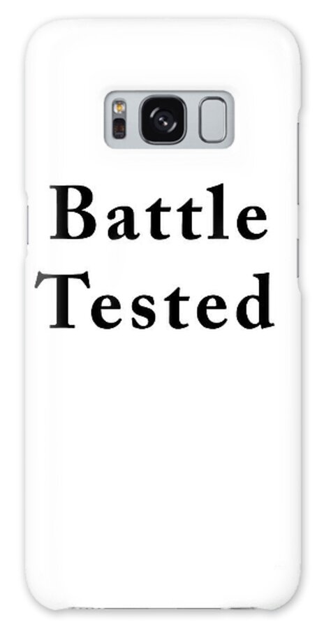 Battle Tested Galaxy Case featuring the digital art Battle Tested by Mindy Sommers