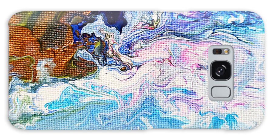Abstract Galaxy Case featuring the painting Bayou by Christine Bolden