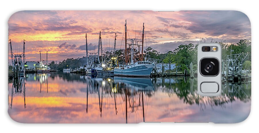 Bayou Galaxy Case featuring the photograph Bayou Sunset 2, 11/6/20 by Brad Boland