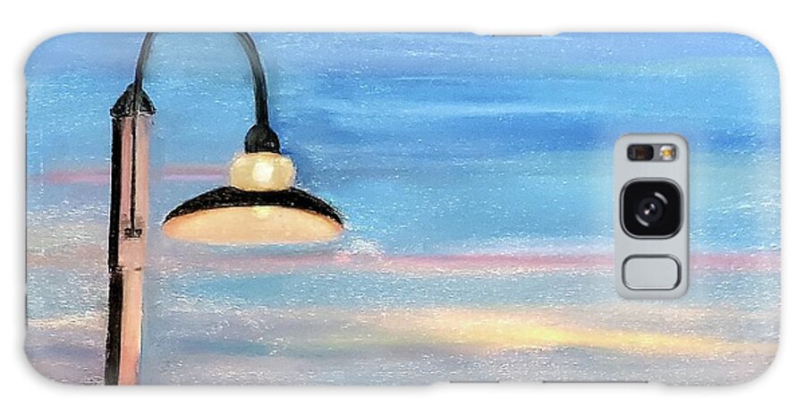 Beach Galaxy Case featuring the painting Beach Light by Claudette Carlton