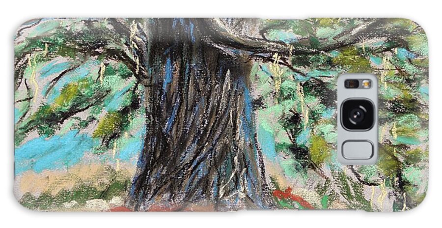 Landscape Galaxy Case featuring the painting Bean Tree by John Williams
