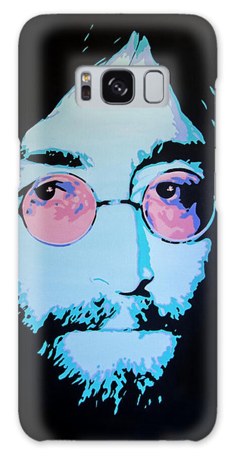John Lennon Galaxy Case featuring the painting Because by Brian Jay